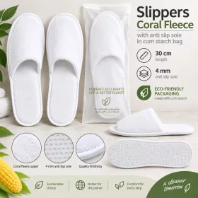 S-coral VIP Slipper in plastikfreier Verpackung