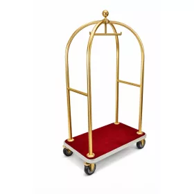 1340 P Gepäckwagen Rahmen Poliertes Gold PVD