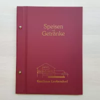 Schraubbare Speisekartenhalter