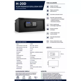 HOBBB Lyng Safe, Schwarz
