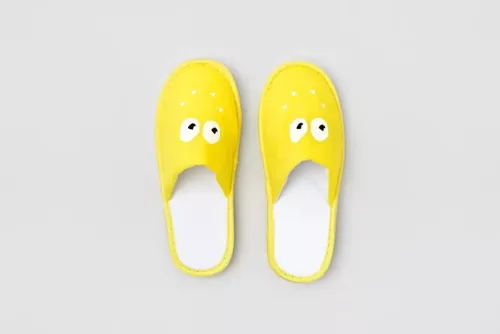 Smiley P-Andy Velour, geschlossene Kinderhausschuhe, Größe 24 | Hotelhausschuhe