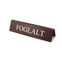 FOGLALT TÁBLÁK
