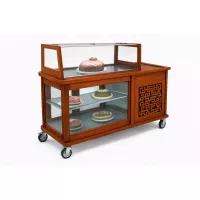 Dessert- und Käsewagen