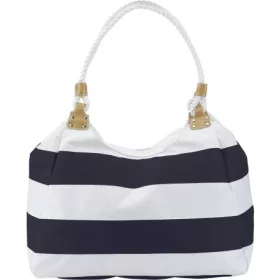   Nautica Strandtasche, Blau/Weiß – Preis inklusive Logodruck