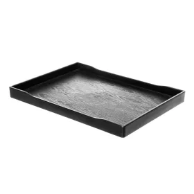 Schwarzes Badezimmertablett