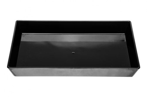 Schwarzes Badezimmertablett