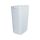 Mar plast can also be mounted on a wall, white trash can base 23 liters