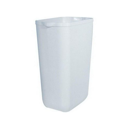 Mar plast can also be mounted on a wall, white trash can base 23 liters