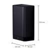 Hand dryer Slim Mini, black, plastic 900W