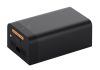 Hand dryer Slim Mini, black, plastic 900W
