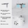 Touchless stainless hand dryer and faucet in one