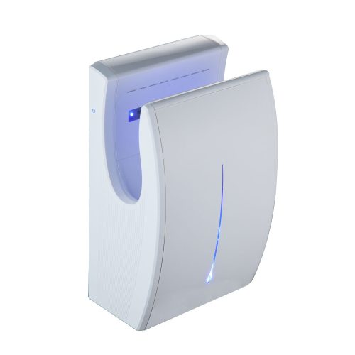 Hand dryer mini, air blade, hand plug, plastic white, 1900W Alpha