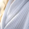 Hochwertiger Velours-Bademantel Weiß XL, 400 g