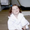 Kinderbademantel mit Kapuze 2-3 Jahre, 300 g