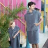SwimSoft Badetuch-Poncho Schiefergrau 4-6 Jahre, 300 g