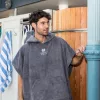 SwimSoft Badetuch-Poncho Schiefergrau XL, 300 g