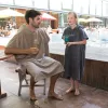 SwimSoft Badetuch-Poncho Braun XL, 300 g