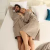 SupremeSoft® Luxus Bademantel Braun XXL, 300 g