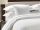 KISSENBEZUG / 2 cm GESTREIFT Halbes Kissen 50X70cm Hotel 50% Baumwolle - 50% Polyester 1