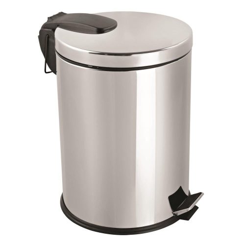 Edelstahl-Treteimer, mit herausnehmbarem Kunststoffeimer, 3L, glänzend