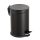 Treteimer aus verzinktem Stahl, mit abnehmbarem Kunststoffeimer, Farbe Schwarz, 5L