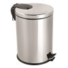 Edelstahl-Treteimer, mit Schließdämpfer, 12L, glänzend