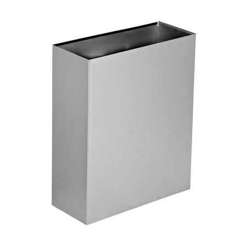 Wandmontierter 23-Liter-Mülleimer aus Edelstahl 15,5 x 35 x 43,5 cm