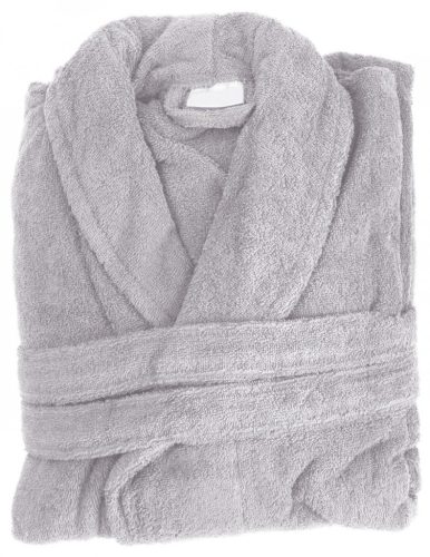Bademantel in der Farbe HELLGRAU 7340 Größe 2XL