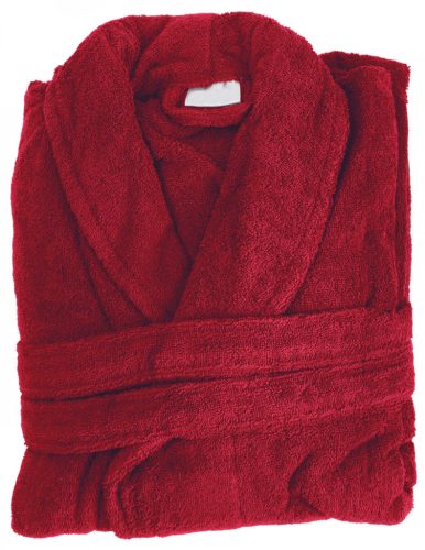 Bademantel in der Farbe BURGUNDY 20859 Größe M