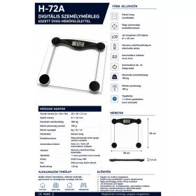 HOBBB Skov digitale Badezimmerwaage