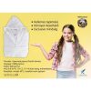KINDERMANTEL WEISSES FROTTEE GRÖSSE 12-14