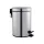 Mediclinics runder Treteimer aus Stahl, 5 l, satiniert
