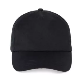   K-UP 5-Panel-Baseballkappe, Schwarz, U – Preis inklusive Logodruck