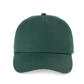   K-UP 5-Panel-Baseballkappe, Dunkelgrün, U – Preis inklusive Logodruck