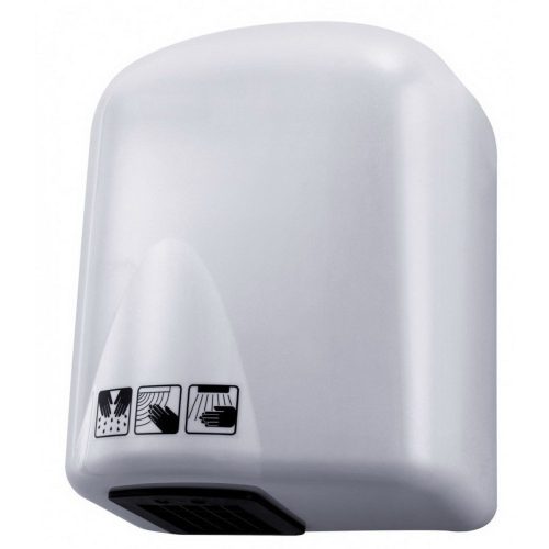 Hand dryer, ABS plastic, white, 1650W