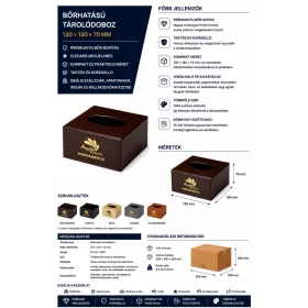 HOBBB Stoense Kosmetiktuchbox in Lederoptik