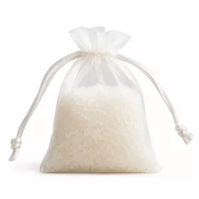 weiß Badesalz im Organzabeutel, 60 g