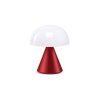 Lexon Mina Mini Led Lamp - dark red