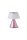 Lexon Luma S Mini continuously synchronizable Led Lamp - pale pink