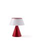 Lexon Luma L stufenlos synchronisierbare Led Lampe - dunkelrot