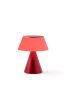 Lexon Luma L stufenlos synchronisierbare Led Lampe - dunkelrot