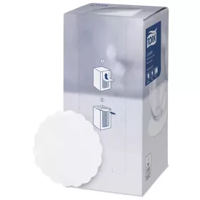   Glasuntersetzer Weiß rund mit Wellenrand 8-lagig 250Stk./Packung Tork Advanced
