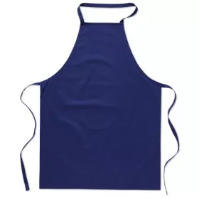   Baumwoll-Küchenschürze, Dunkelblau – Preis inklusive Logodruck