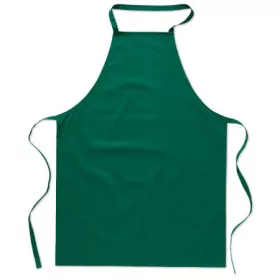   Baumwoll-Küchenschürze, Dunkelgrün – Preis inklusive Logodruck