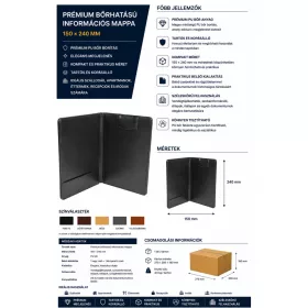 HOBBB Fredskov Mappe in Lederoptik / Notizblockhalter
