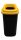 Plafor Sort selective waste collector, dustbin 45L black/yellow