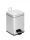 Mediclinics Cube, Edelstahl-Treteimer 12L - glänzend