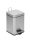 Mediclinics Würfel, Stahl-Tretmülleimer 12L - Satin