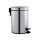 Mediclinics runder Treteimer aus Stahl, 5 l, satiniert