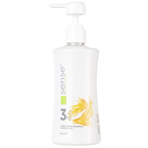 Sense 3 in 1 Pflegeshampoo und Duschgel 330 ml